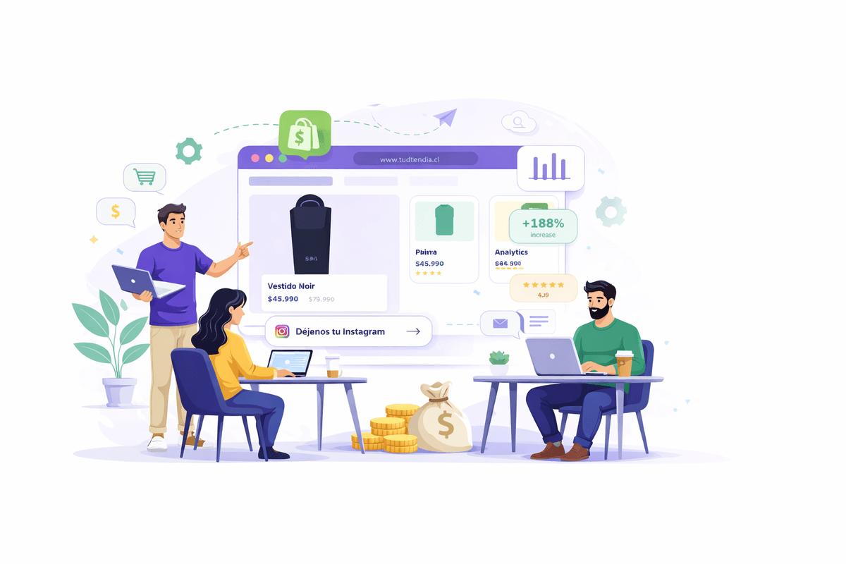 Ilustración de ecommerce